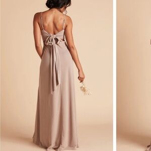 Birdy Grey - Benny Crepe Taupe Maxi Dress